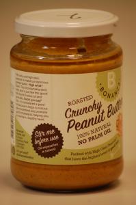 100% Peanut butter crunchy - glass jars